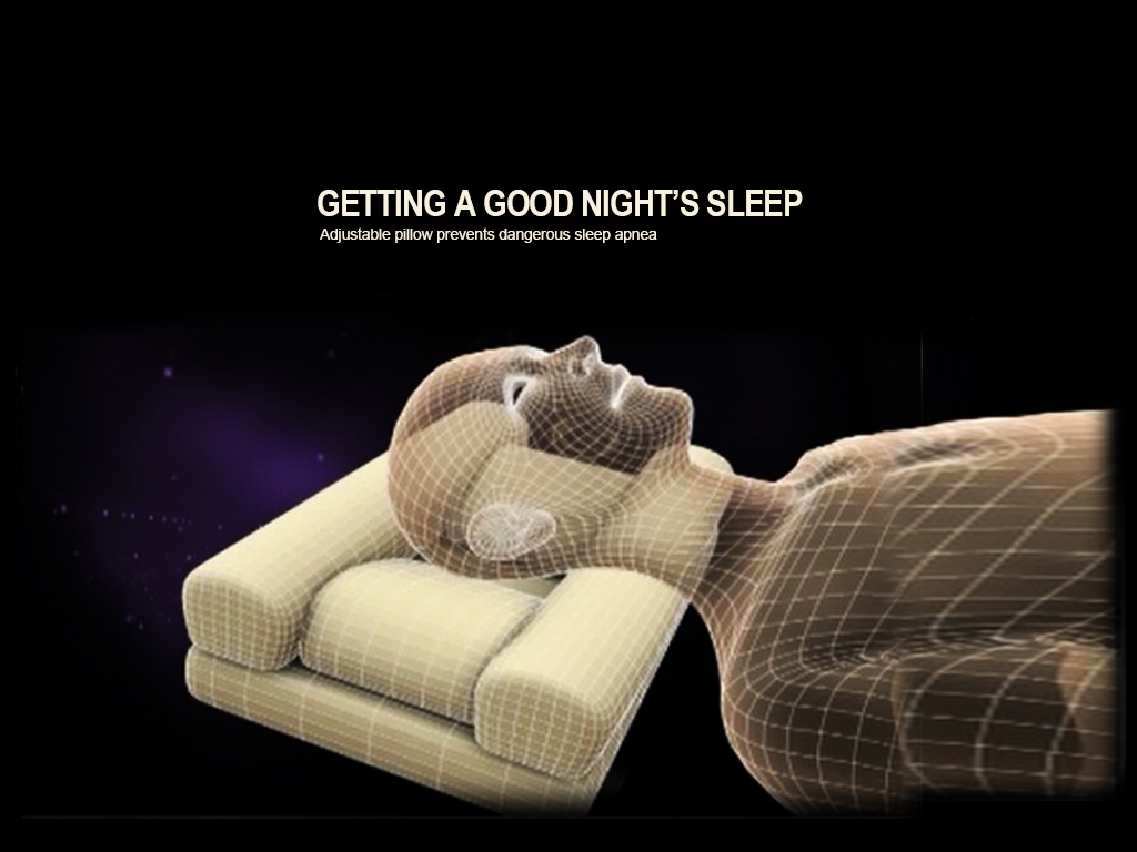 Adjustable pillow prevents dangerous sleep apnea 