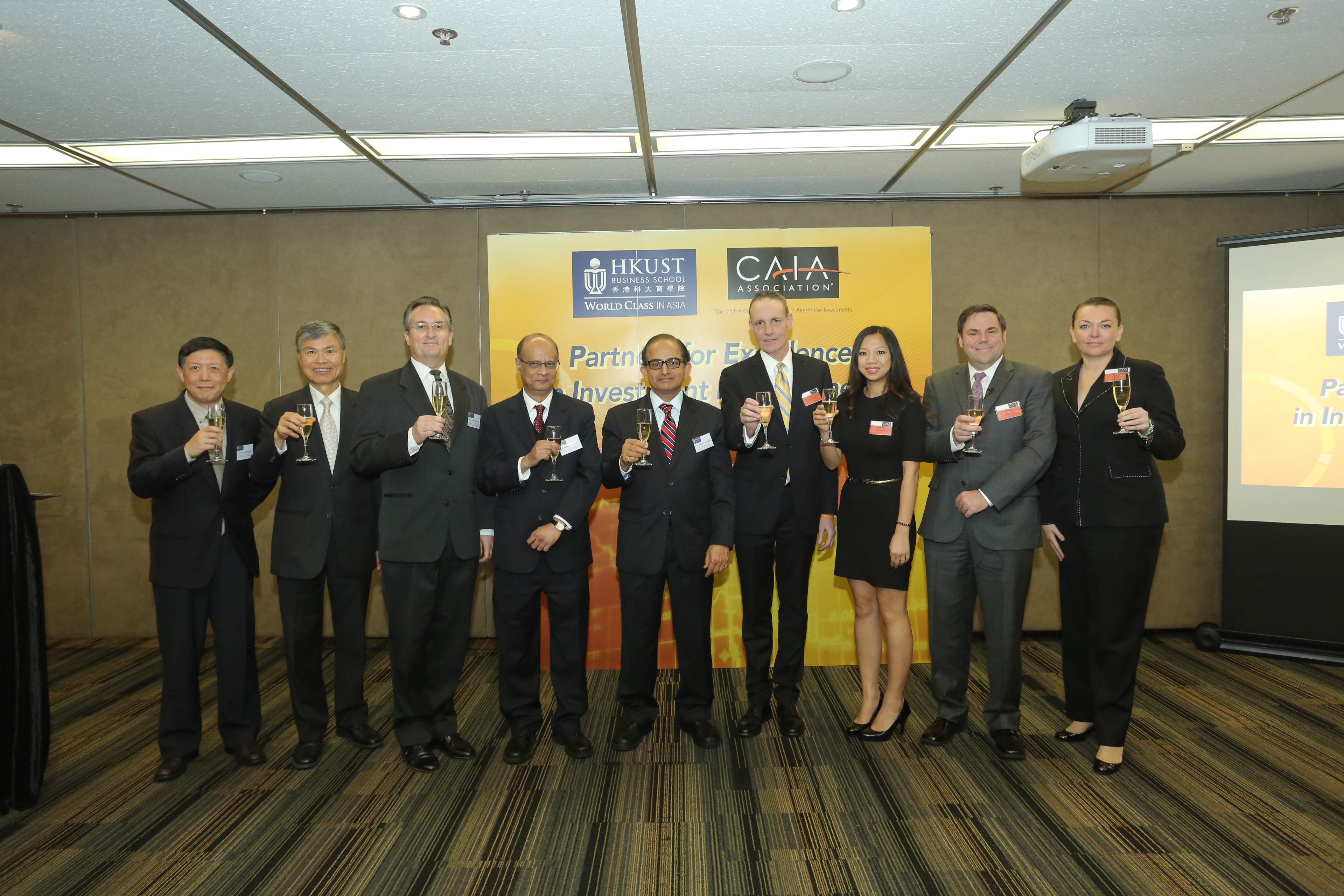 A launch ceremony and inauguration lecture to mark CAIA’s first academic partnership in Hong Kong were held on 29 January 2015 in Hong Kong.