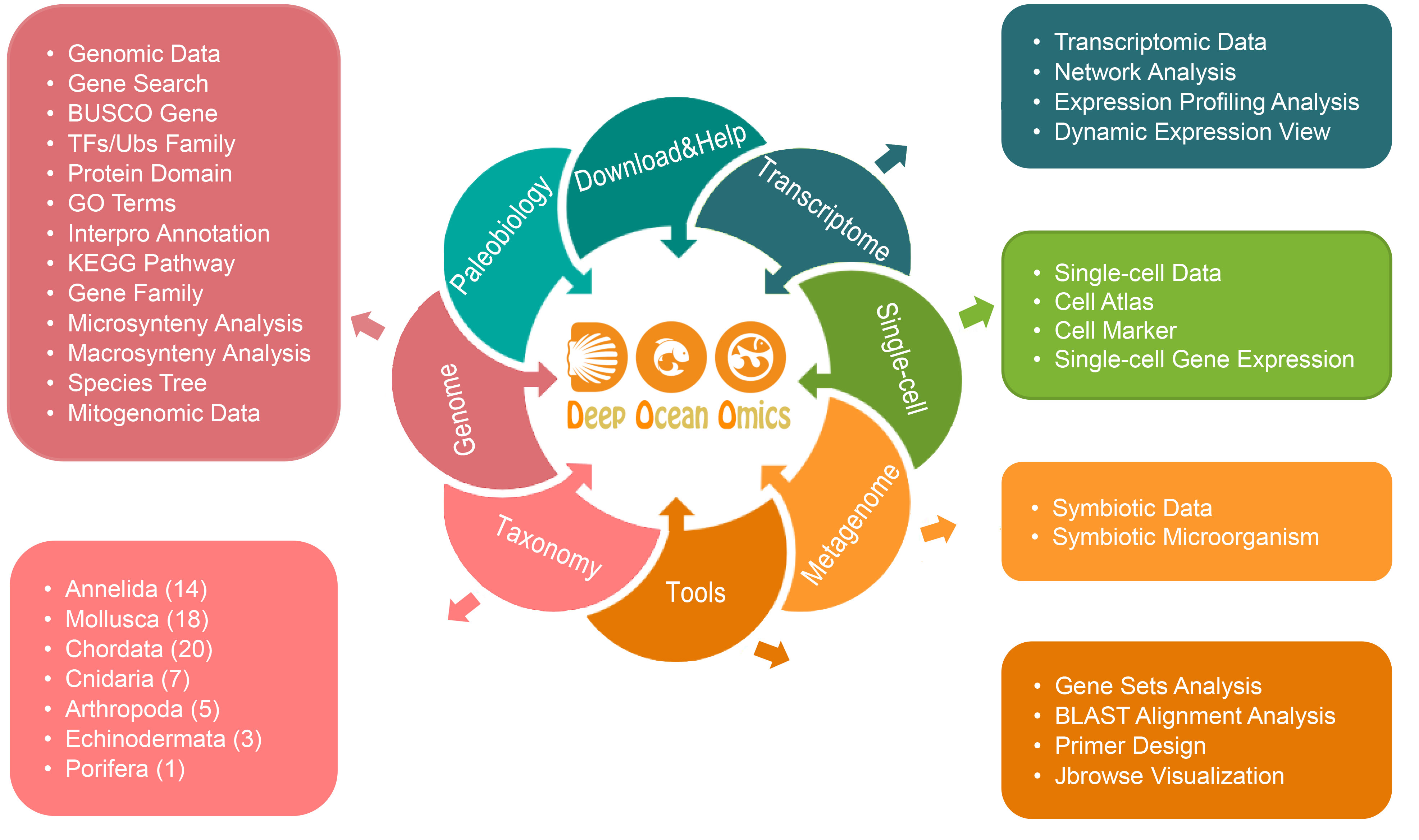 three specialized analytical modules