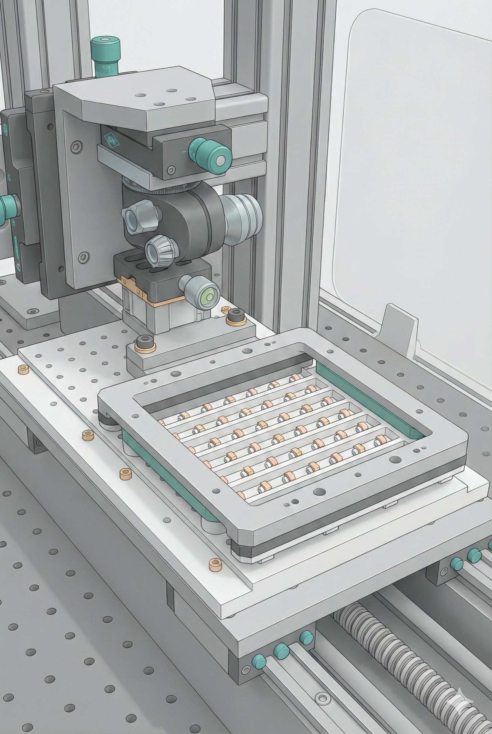 The research team built a controlled experimental system consisting of two parallel magnetic layers: a two-dimensional array of tiny rotatable magnets on the top and a fixed magnetic substrate with a matching lattice pattern at the bottom.