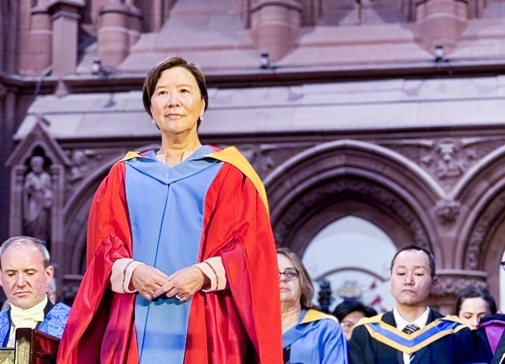 香港科大校長葉玉如教授獲斯特拉斯克萊德大學頒授榮譽博士學位 表揚其卓越科學及教育貢獻
